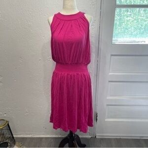 Hope & Honey Halter Style Dress fuchsia pink size L